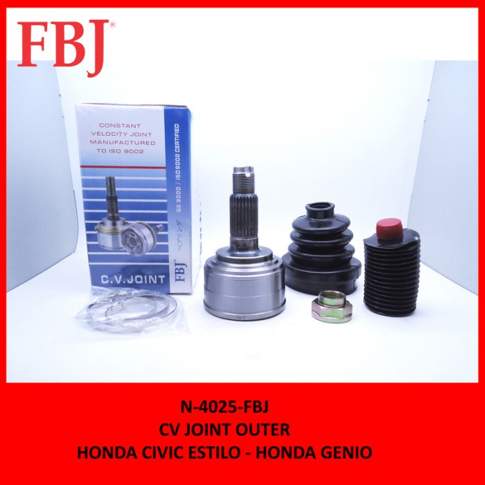CV JOINT LUAR HONDA CIVIC ESTILO HONDA GENIO FBJ