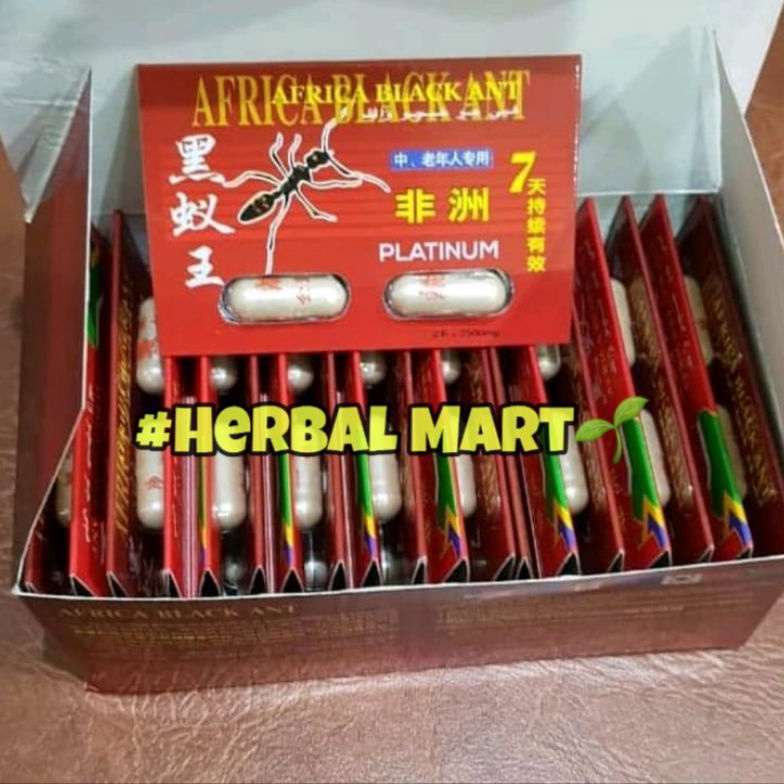 

Kekinian.. Africa Black Ant Platinum isi 20 sachet [Harga Promo] 60