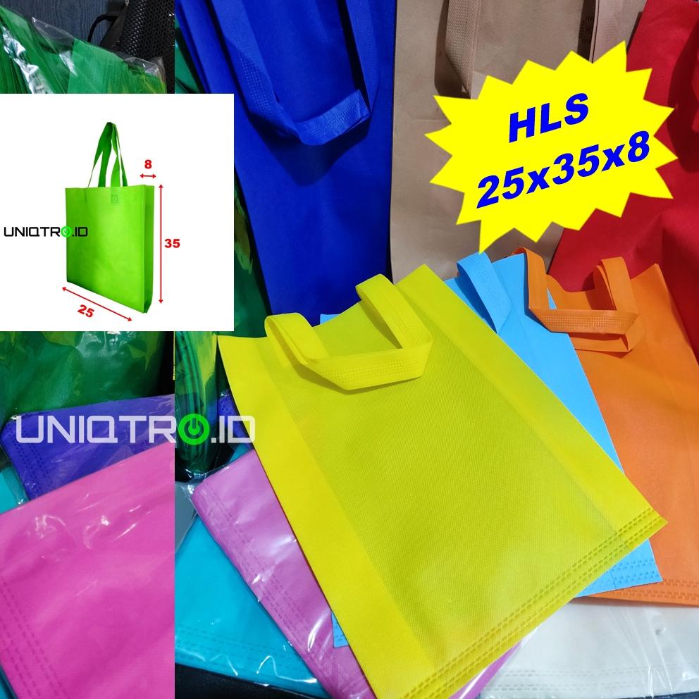 Promo Goodie Bag Spunbond Lusinan Isi 12 Tas Spunbond 25x35x8