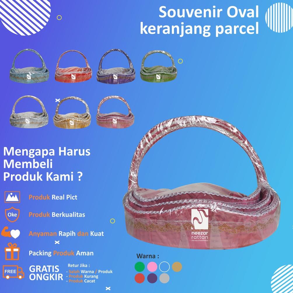

7.7 Souvenir Kotak keranjang parcel hantaran seserahan pengantin lamaran bulat