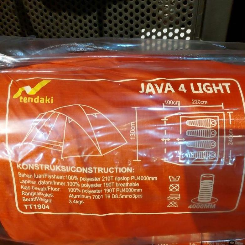 7.7 Sale Tenda Java 4 Light Tendaki Original