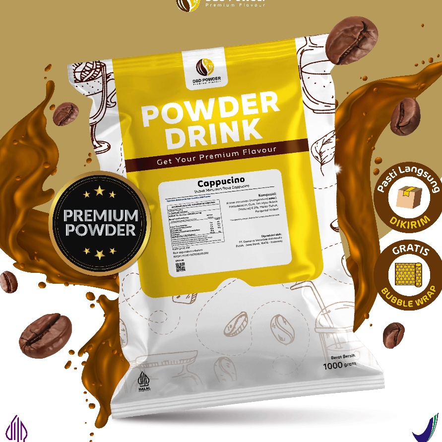 

❄️ READY STOK ❄️ Bubuk Minuman Kopi Cappuccino - Powder Cappuccino Coffee