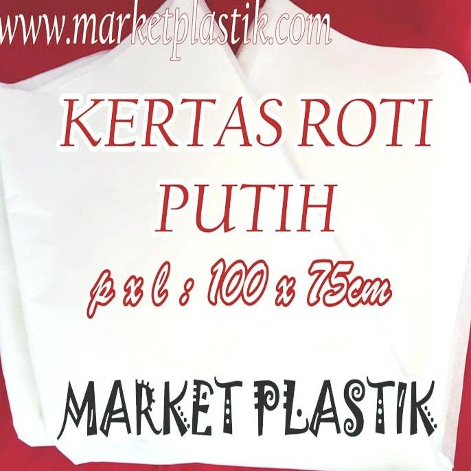 

New Kertas Roti Putih/Kertas Alas Kue/Baking Paper Kue 10lembar