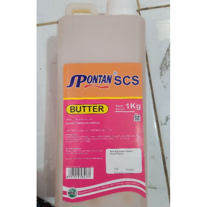 

Terlaku.../ Spontan SCS butter kemasan baru 1kg