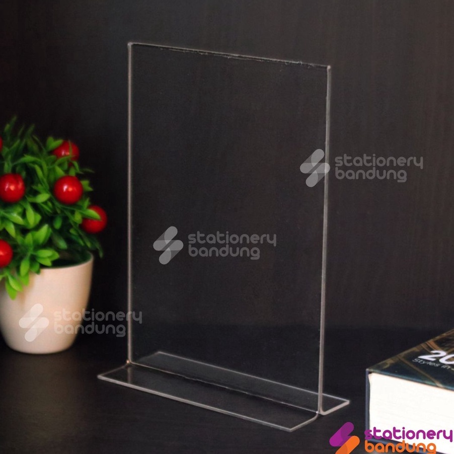 

Terbaru Display Menu Standing Akrilik Acrylic Papan Tempat Meja Minimalis Untuk Brosur Ukuran A6 A5 A4