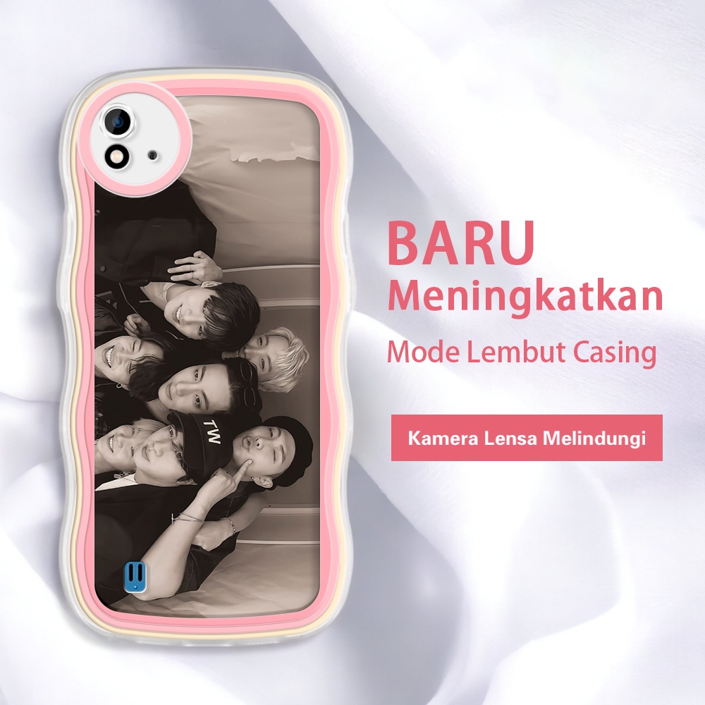 Realme C12 C20 C15 C11 C17 C2 C1 C20A U1 2021 New NEW BTS BT21 Cool Kor Fashion Kesing case hp murah