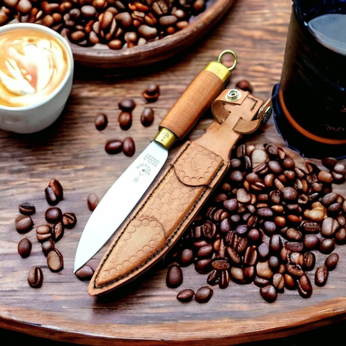 Pisau Potong Daging Seset Kulit Cap Garpu Asli Herder Solingen jerman ORIGINAL