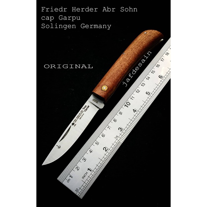 Pisau Lipat cap Garpu Original made in Solingen Germany/0063 ORIGINAL