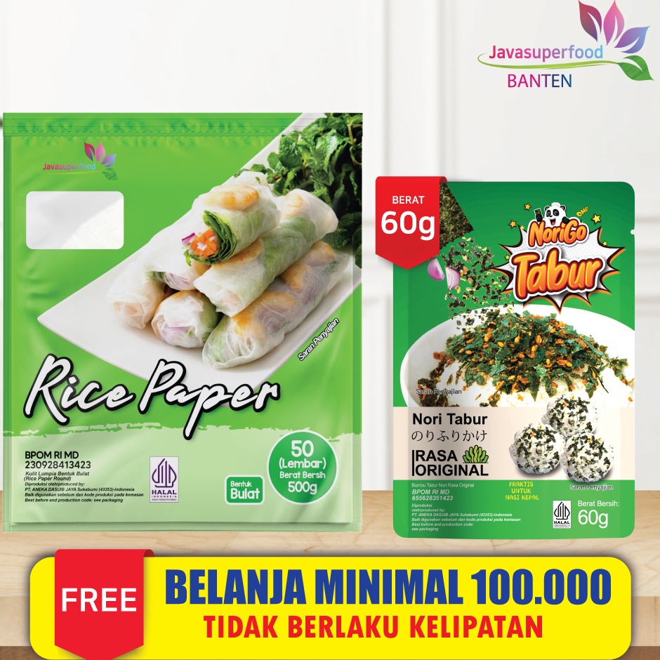 

⚡GROSIR⚡ Banh Trang High Quality Rice Paper 22 cm / Rice Paper / Kulit Lumpia Vietnam Rice Paper / rice roll spring roll / Rice Paper