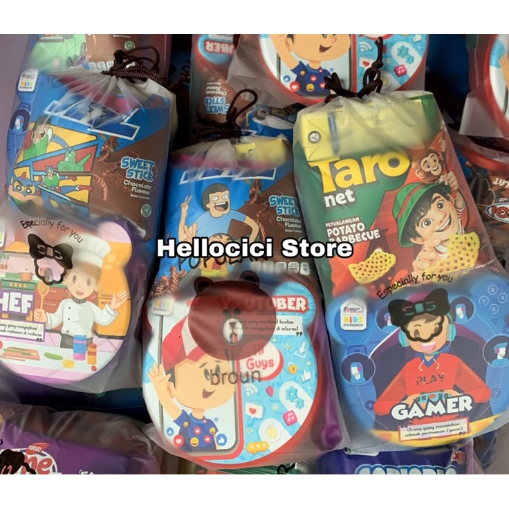 

TERBARU PARCEL POUCH BINGKISAN SNACK + KEMASAN ANAK ULANG TAHUN