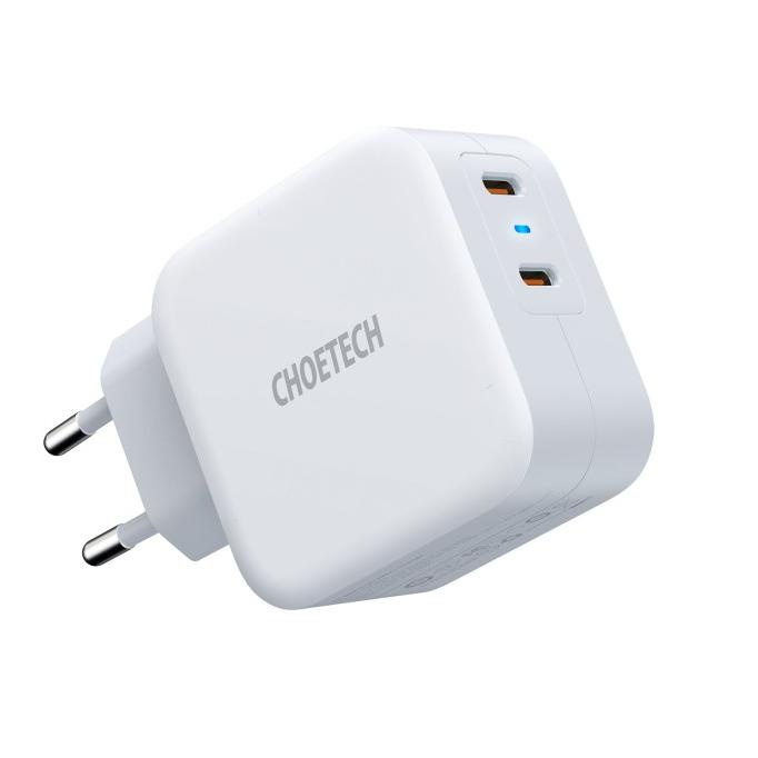 Choetech Pd6009 40W Dual Fast Usb C Charger 2-Port 20W Pd 3.0