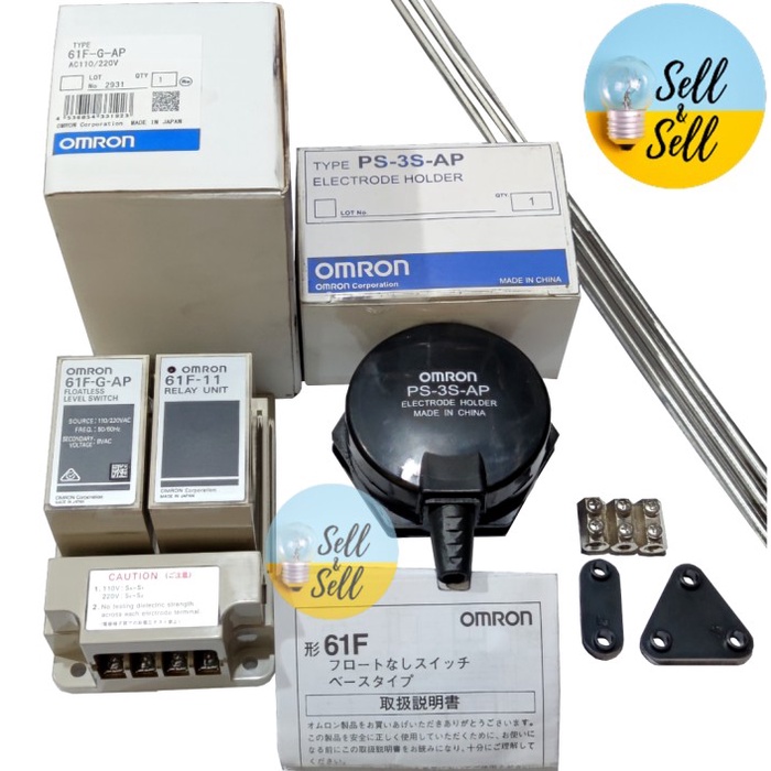 Terlaris 1 Set Water Level Control Omron 61F-G-Ap (Original) / Wlc 61Fgap
