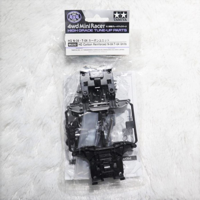 MUST HAVE TAMIYA 95232 HG CARBON REINFORCED N-04/T-04 UNITS (NT CARBON) TERLARIS