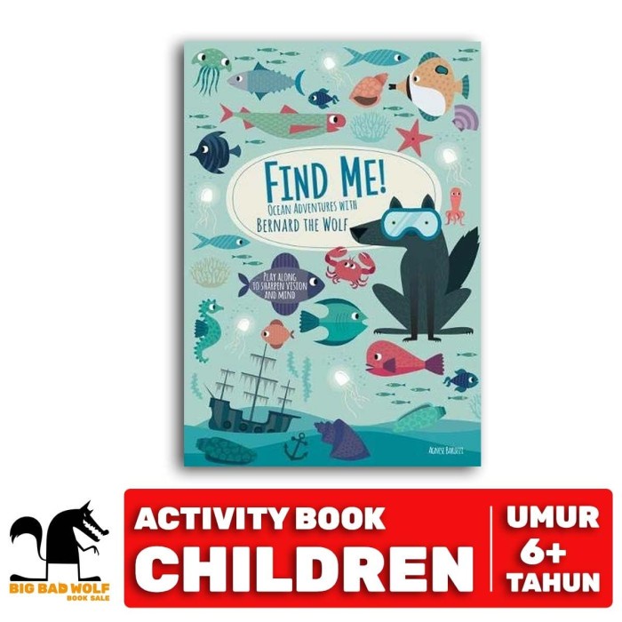 Teena Buku Bbw Find Me Ocean Adventures With Bernard The Wolf
