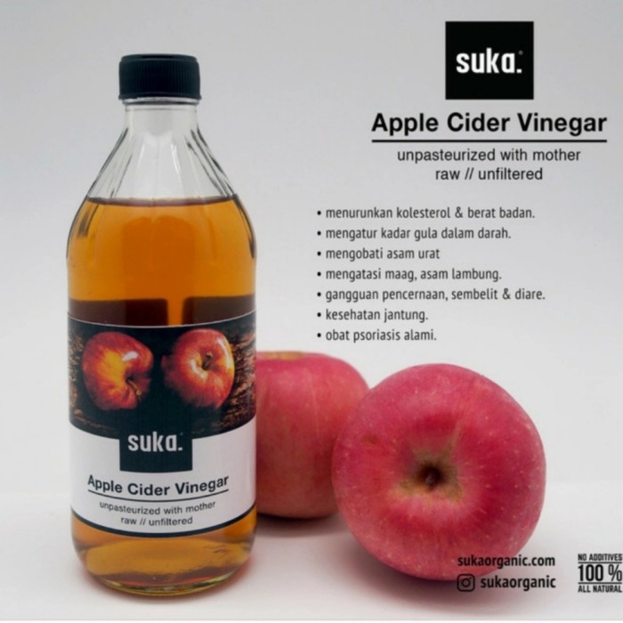 

Suka Cider Vinegar (475Ml) Unpasteurized With Mother.