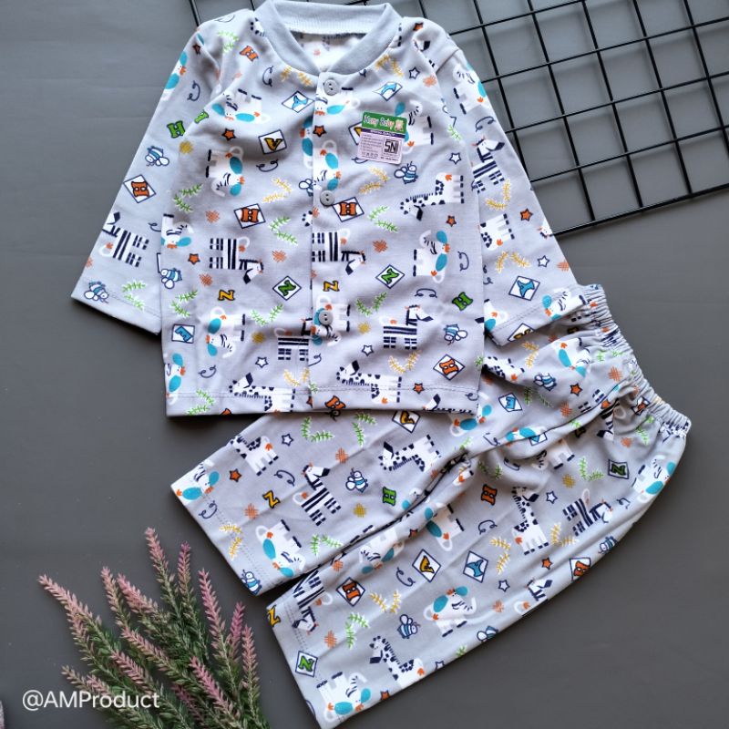 setelan piyama premium bayi 3-36 bulan