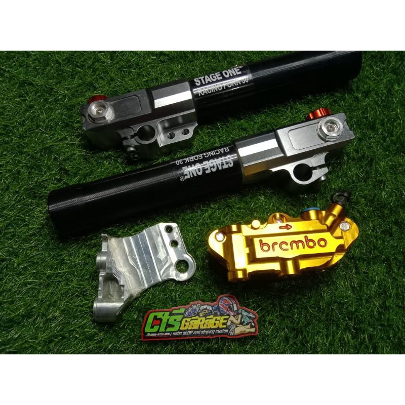 Shock Rt stage kaliper brembo breket 220 yamaha honda