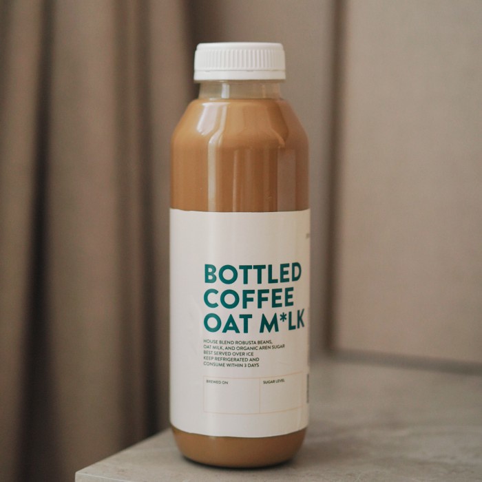 

Bottled Coffee Oatlk (Kopi Susu Oat Botolan)