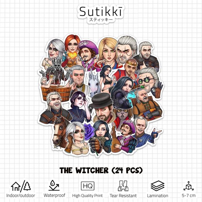 

Sticker Pack The Witcher 3 Game Stiker Laptop Vinyl Tumbler