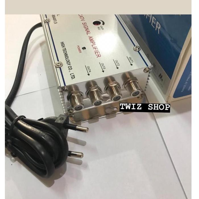 Catv Signal Amplifier Booster 4 Way 40Db