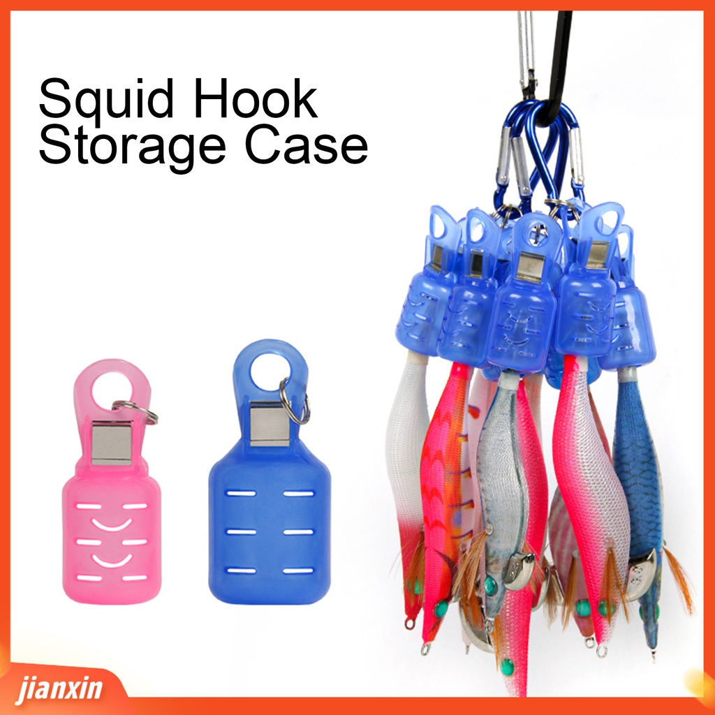 [Jianxin] 1 Set Penutup Kait Pancing Anti Gores Tahan Tusukan Penjepit Ketat Kait Udang Kayu Pelindung Cangkang Memancing Luar Ruangan