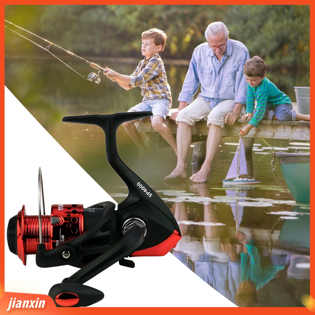 [Jianxin] spinning Reel Kuat Dan Kokoh Nyaman Kekuatan Tinggi Tahan Air Compact Alat Pancing Anti Retak Operasi Sederhana Portable Sea Fishing Wheel Untuk Memancing Malam Hari
