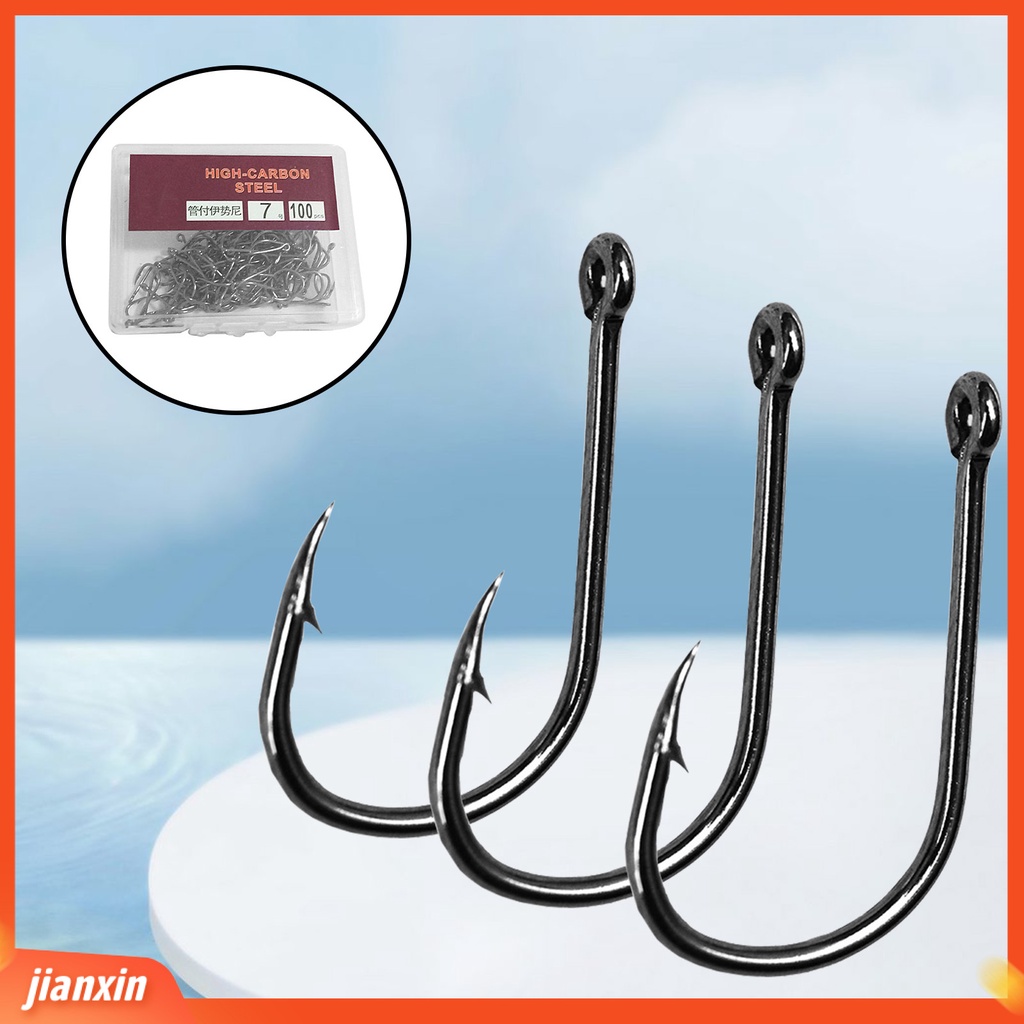 [Jianxin] 1 Kotak Kail Pancing Model J Bahan Carbon Steel