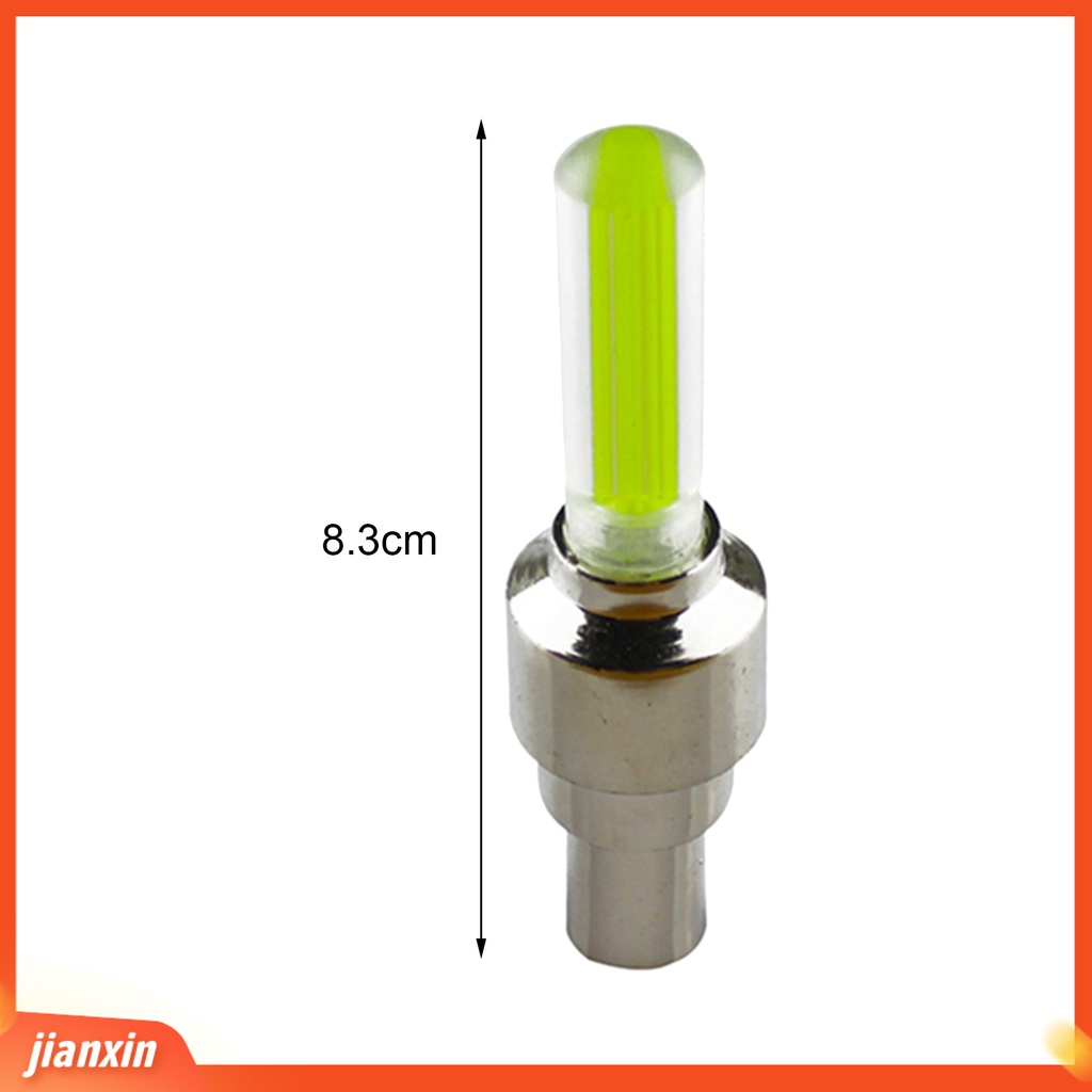 [Jianxin] 1Pc Lampu LED Pentil Ban Sepeda / Motor / Mobil