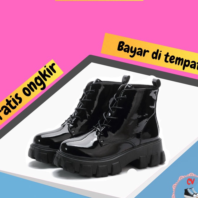 ✨Terbaru✨ Sepatu Boots Wanita Sneakers Import High Boots Martin Spatu Formal Korea ?