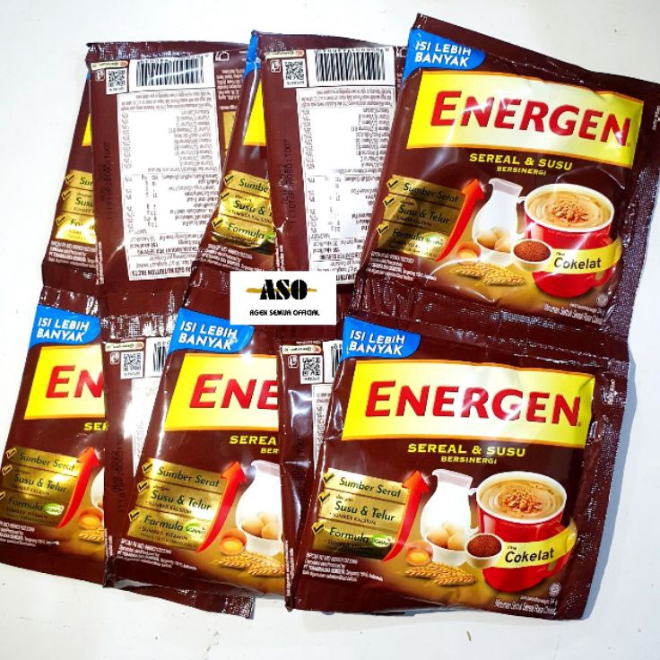 

Terbaruϟday ENERGEN COKLAT 32g RENCENG KEMASAN BARU ISI LEBIH BANYAK ( ISI 10 )