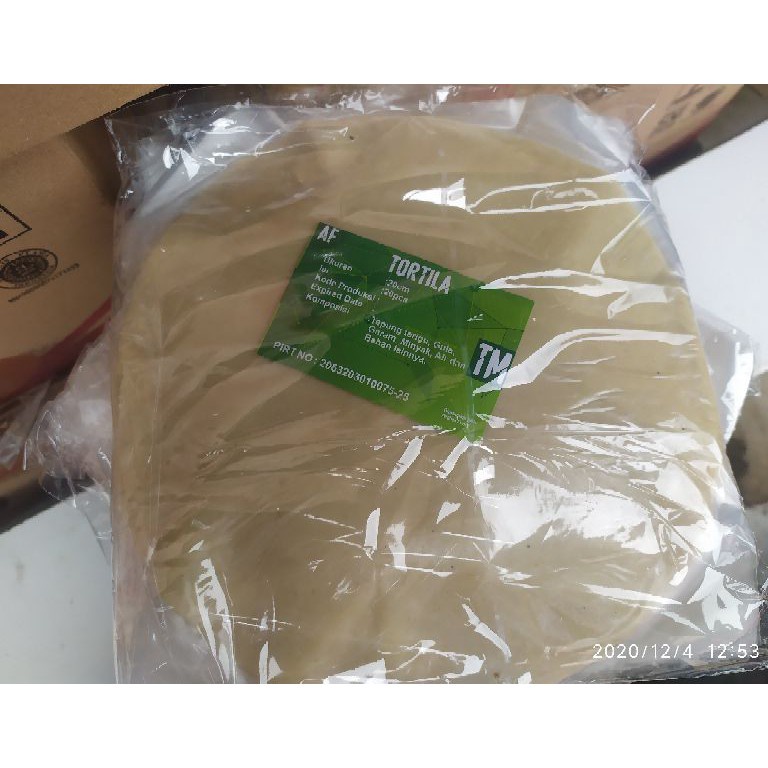 

Murah banget tortila 20cm kulit kebab isi 20 pcs 7N7