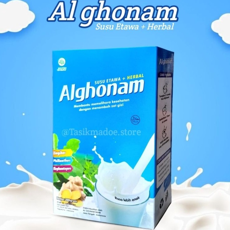 

PALING AMPUH✌️>>> Al Ghonam Susu kambing Etawa + Herbal Ori 100%