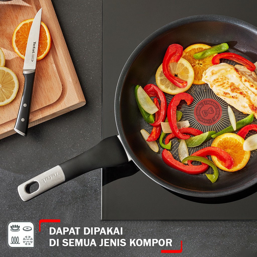 Tefal Unlimited Wokpan 28cm Wajan Anti Lengket Premium