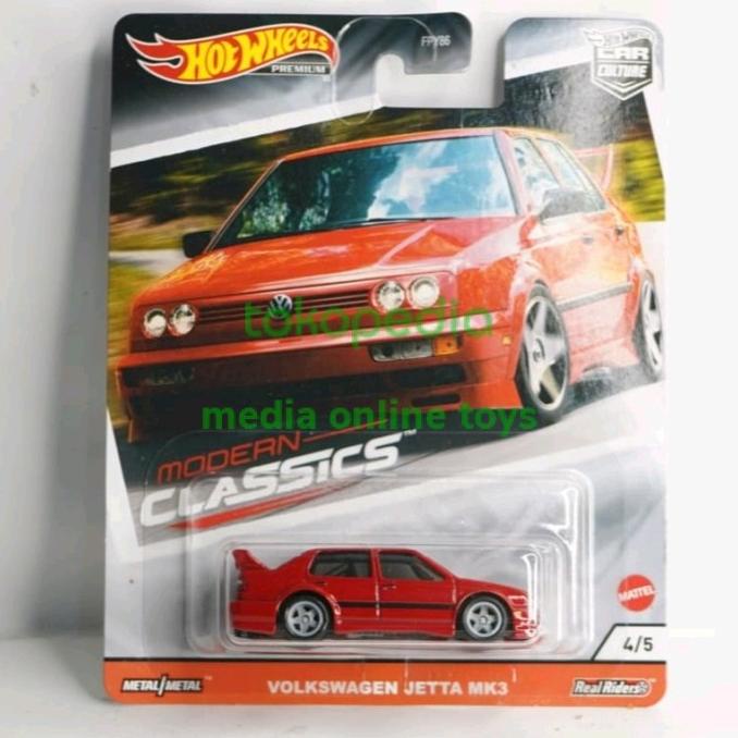 diecast hot wheels premium volkswagen jetta MK 3