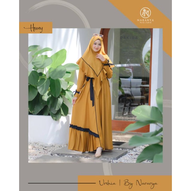 Gamis set Khimar Urshia by Nararya