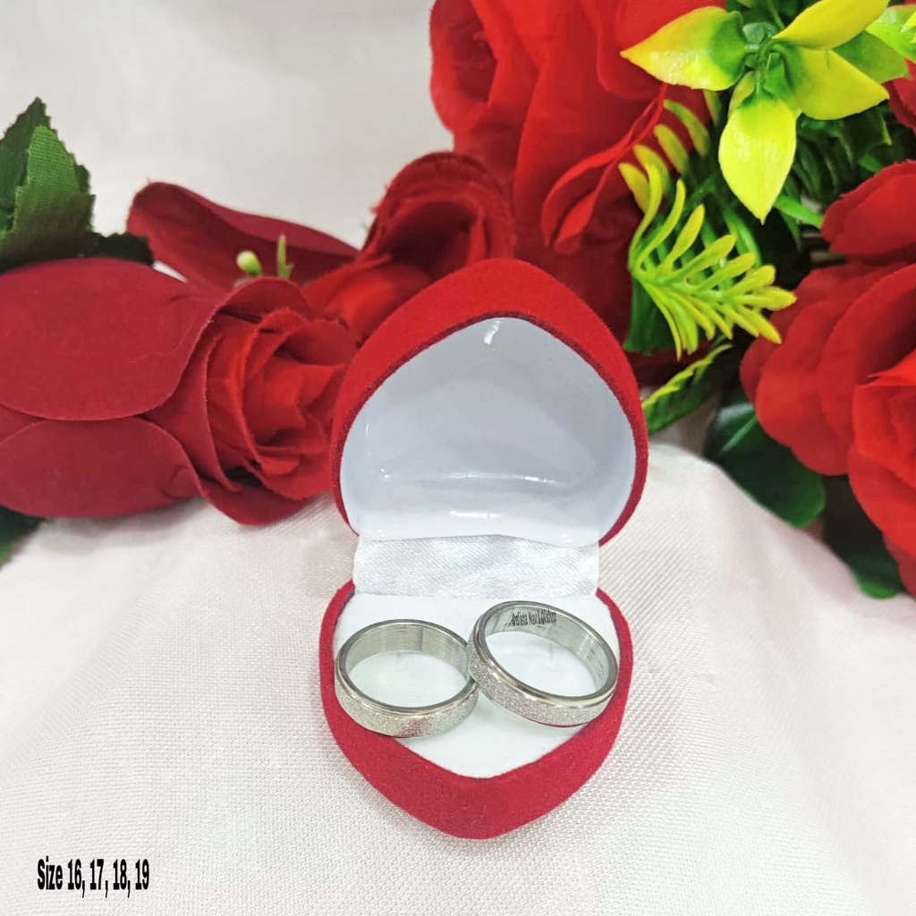 Cincin Couple Logam Elegand Buat Pasangan,Anti Karat Anti Luntur