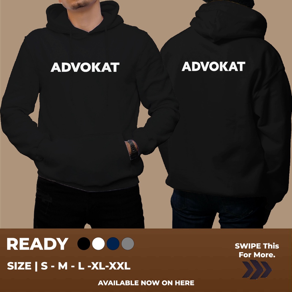 HOODIE  Advokat KEREN BANGET UNTUK PRIA