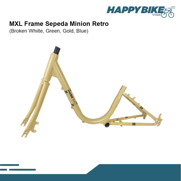 Terlaris Frame Mxl Frame Sepeda Minion Retro Ukuran 20" Bahan Steel Bicycle Frame
