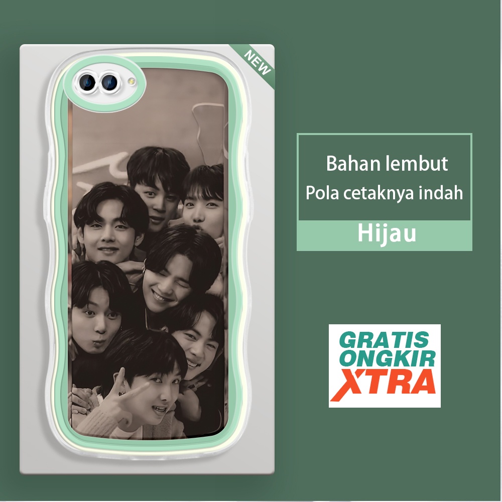 Mulia Realme 3 pro C1 C2  Casing Ponsel  Boyband BTS Korea Selatan  warna-warni gelombang batas sofe