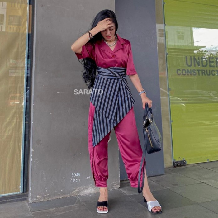 Terlaris Amora Obi Belt - Lurik Obi / Tenun Obi Belt