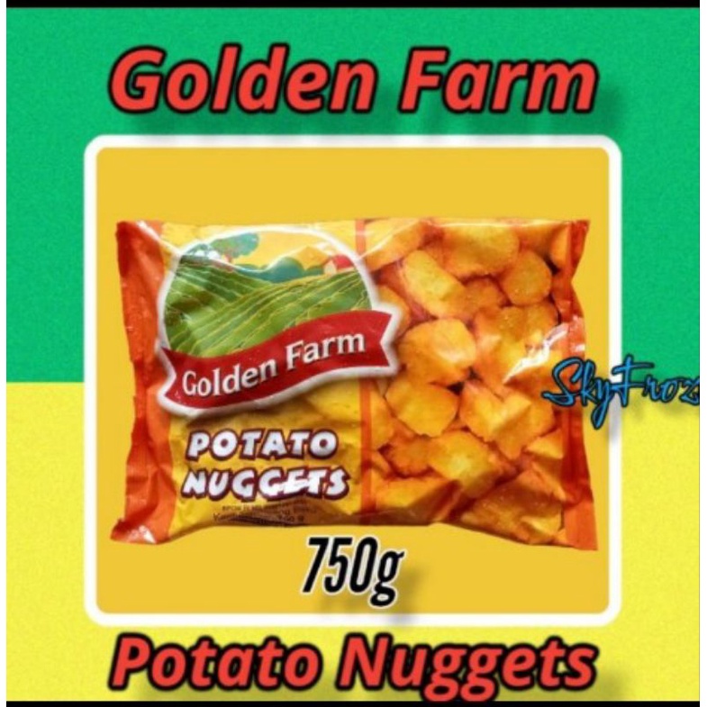 

Golden farm potato nugget 750gram naget
