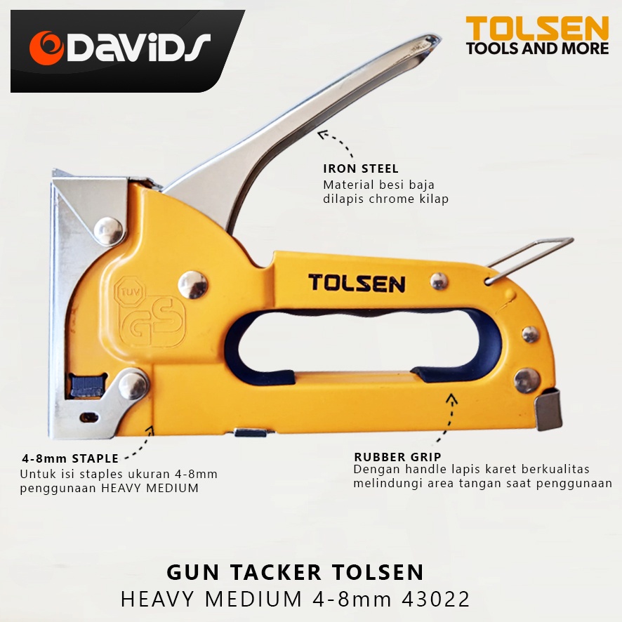

STAPLES TEMBAK GUN TACKER STAPLER SETAPLES JOK MOTOR STEPLES SETEPLES TOLSEN