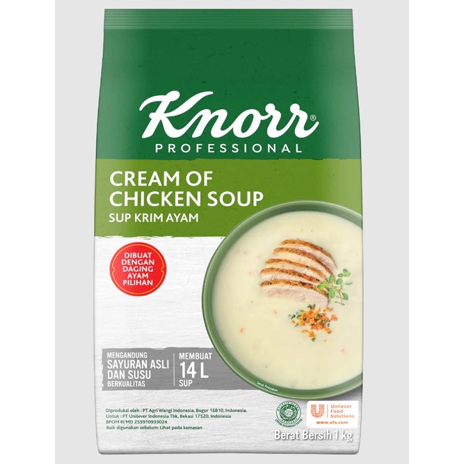 

KNORR CREAM OF CHICKEN SOUP SUP KRIM AYAM 1 KG KNOR