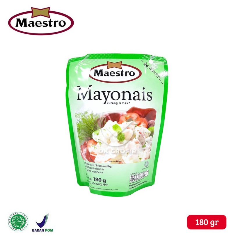 

MAESTRO MAYONNAISE STANDING POUCH 180 GR