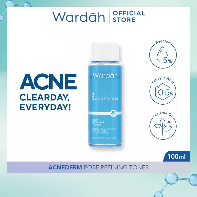 ❤️ COSMO ❤️ Wardah Acnederm Pore Refining Toner / Toner Kulit Berjerawat