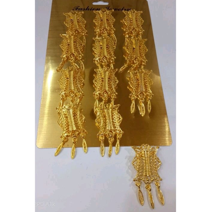 Bros Hijab Model Pintu Aceh/Bros Kebaya Kecil Mini permata Kekinian  By Tokopelanginicer