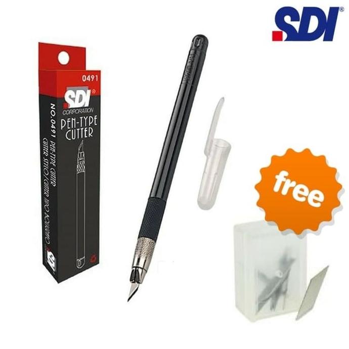 

Pen Cutter SDI 0491 + Refill Blade 10pcs