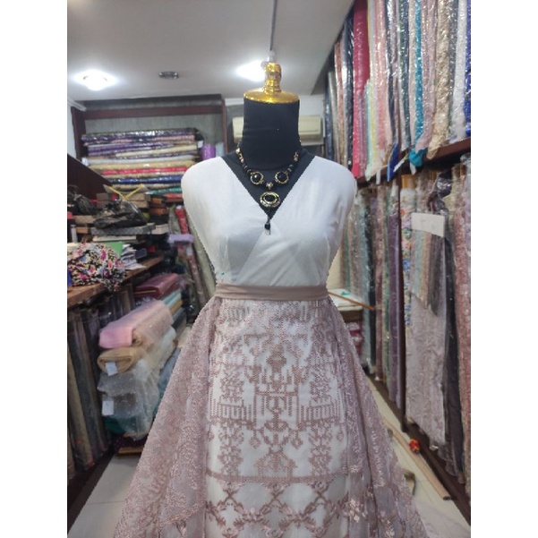 Kain Organza Bordir Sapto Etnik/Sumba MT475 NO:06