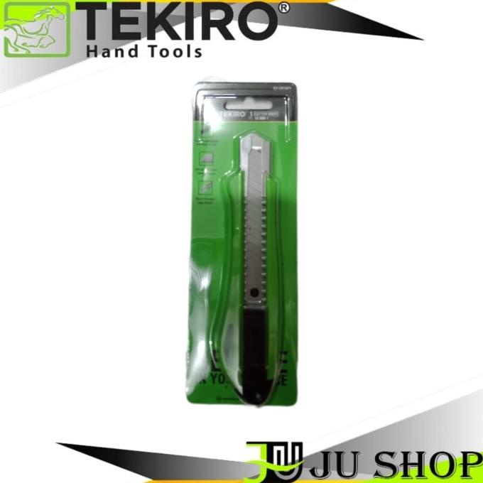 

TEKIRO pisau cutter besar 18mm cutter knife ORIGINAL