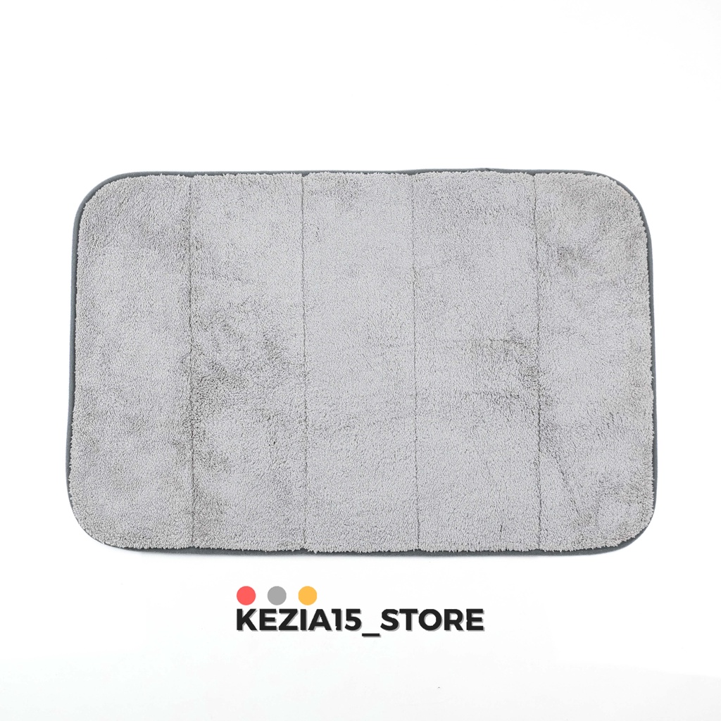 KESET RUMAH / KESET DAPUR / FLOOR MAT REAL MICROFIBER  40x60 400gsm BEST IMPORT QUALITY BATH MAT